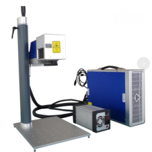 Machine de marquage laser à fibre de couleur portable 20w pour graveur laser en plastique métallique